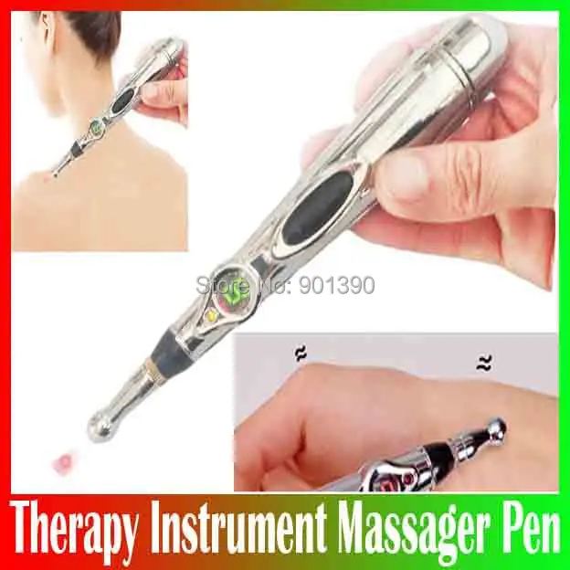 Электронная Массажная ручка электрические меридианы Лазерная акупунктура