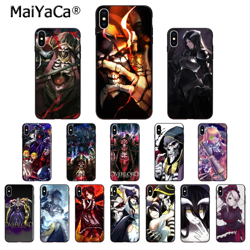 MaiYaCa персонаж аниме Overlord Albedo TPU Мягкий силиконовый чехол для телефона чехол для iPhone 6S 6plus 7plus 8 8Plus X Xs MAX 5 5S XR