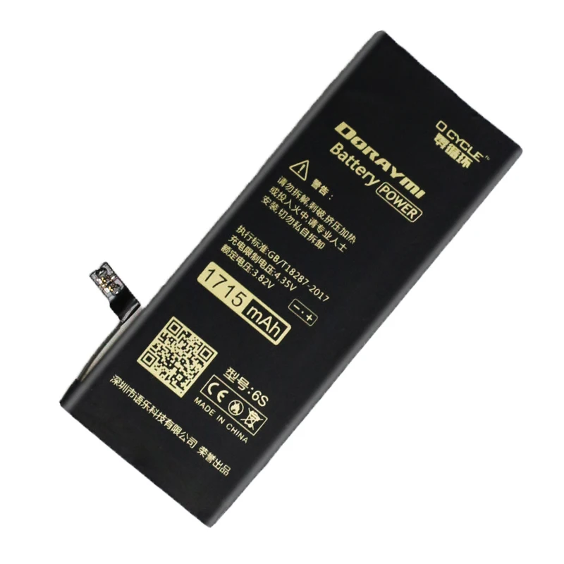 Оригинальный запасной аккумулятор для телефона DORAYMI iPhone 6S iPhone6S 1715mAh литий-ионная