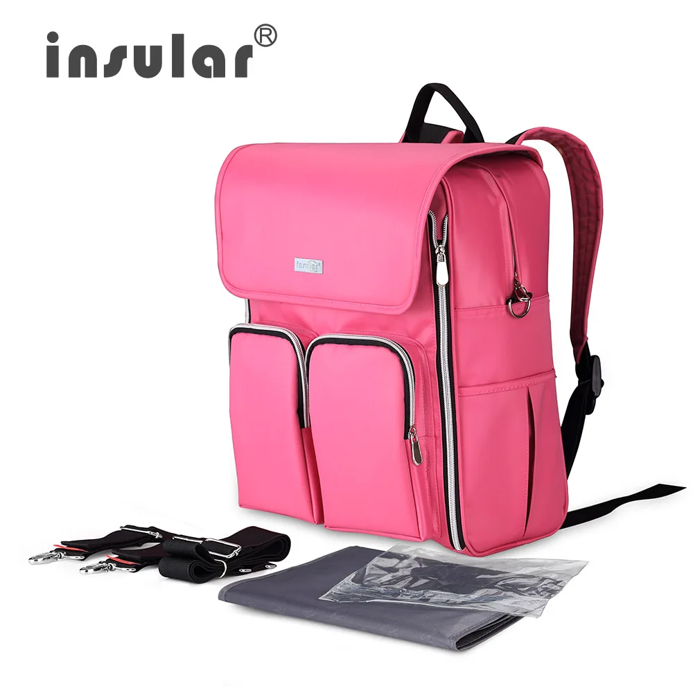 

Insular women backpack High capacity Baby Diaper bag Multifunctional Nappy Bag Mommy Backpack Changing Bags