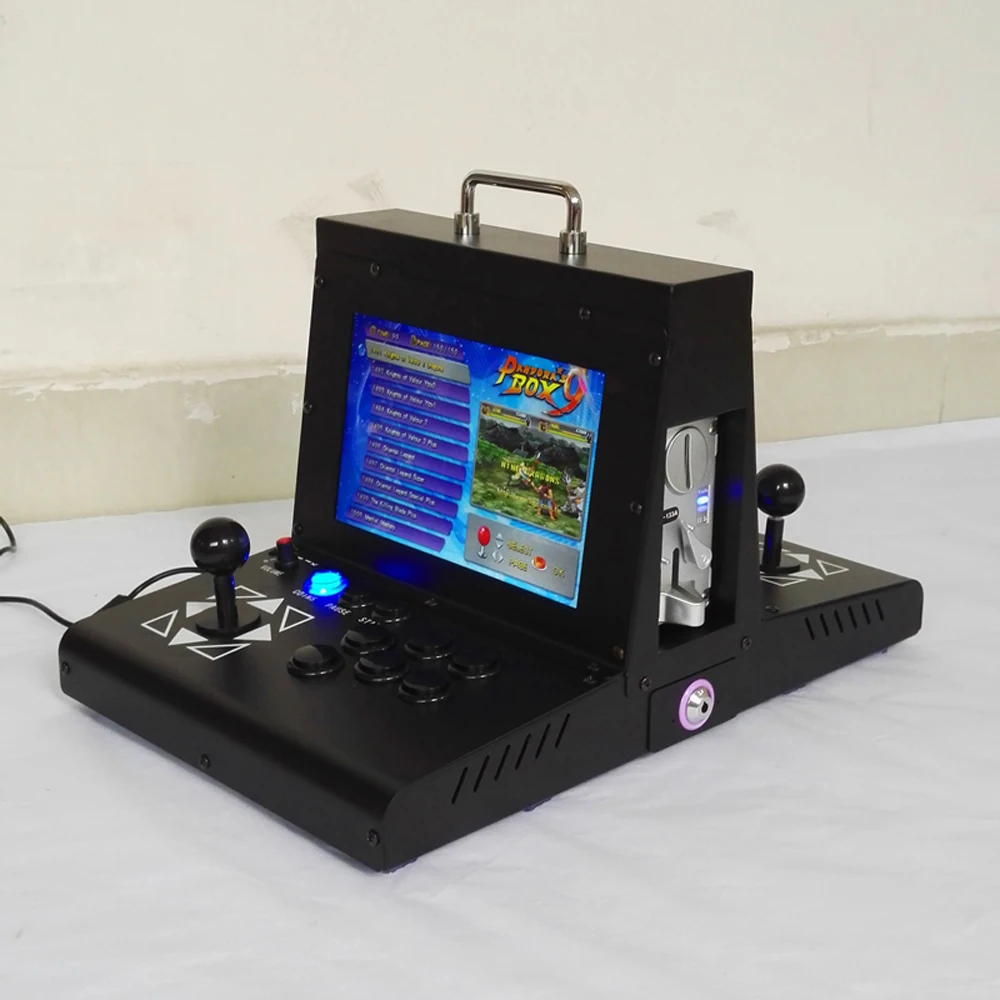 

Portable mini portable flip home arcade built-in 2222 retro nostalgic game machine pandora box 9D