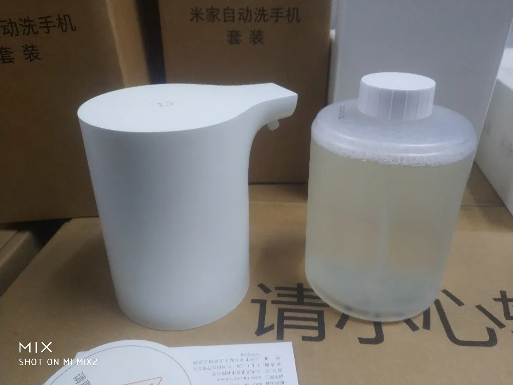 Xiaomi Mijia автоматический индукционный Пенообразователь для мытья рук диспенсер для мыла Автоматический Инфракрасный датчик для мыла 0,25 s для умного дома