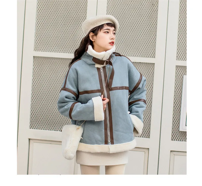 Женские зимние толстые пальто модная теплая ветровка имитация кашемира стеганые