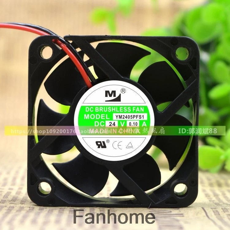 Для M League YM2405PFS1 5 см 24 В 0.10A 5015 двухрядный большой объемный вентилятор с двумя