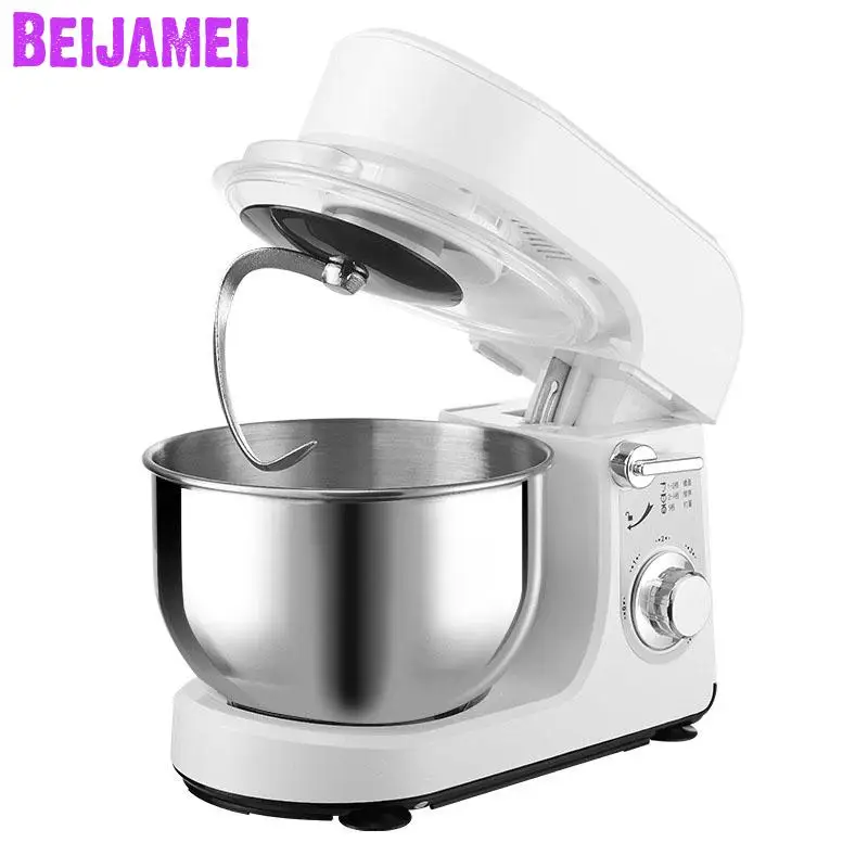 BEIJAMEI новый многофункциональный бытовой миксер для теста электрический из