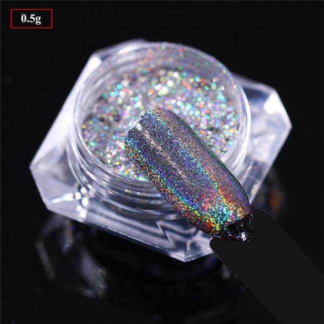 Pattern 2 0.5g BORN PRETTY Galaxy голографический блестящий для ногтей Лазерная Голография для ногтей блестки пайетки пигментная пудра для дизайна ногтей пыль 0,2 г 0,5 г на выбор - Цвет: Pattern 2 0.5g