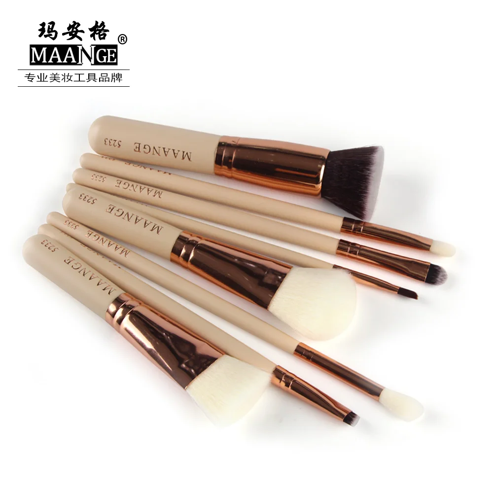 MAANGE 8/15 шт профессиональный макияж кисти набор пудра Eye shadow Blush смешивания губ Make Up Красота косметический набор инструментов