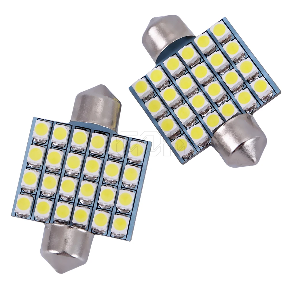 Festoon светодиодный светильник 31 мм/36 мм/39 мм/41 мм 1210 3528 smd festoon 24SMD автомобильный