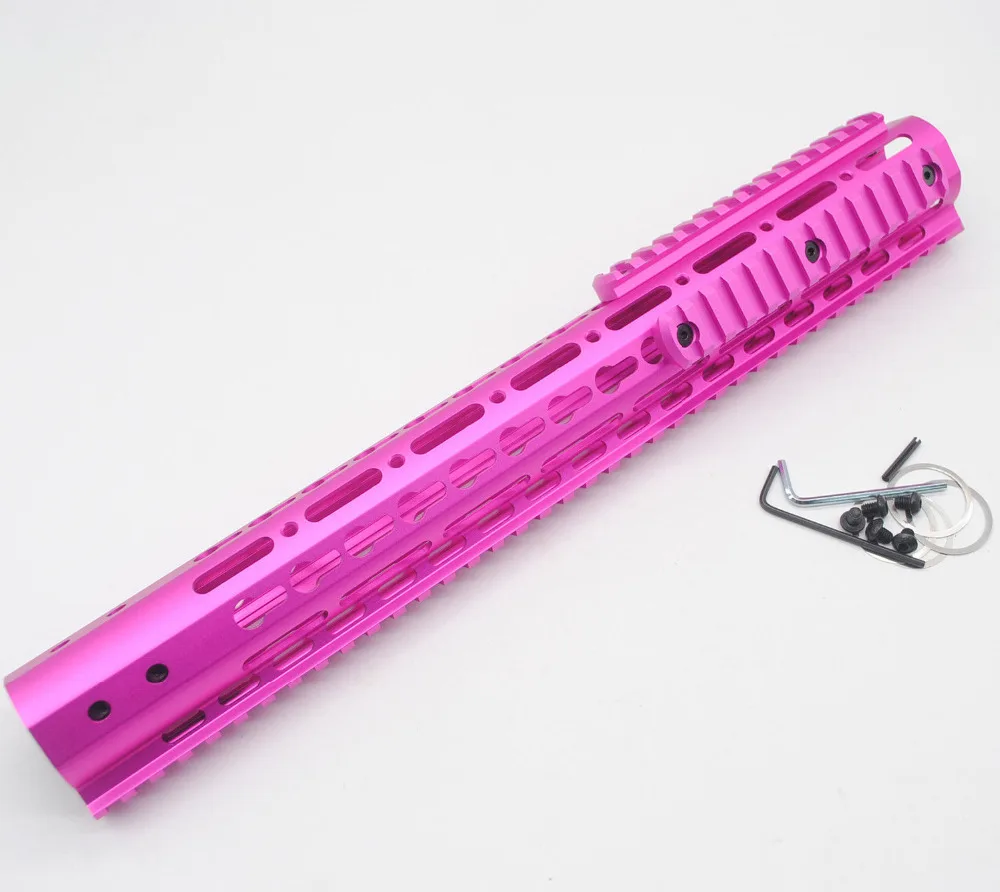 Aplus 7/9/10/12/13,5/15 ''дюймовый Keymod Handguard свободном Пикатинни раздел System_Pink анодированный