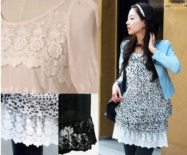 Цветочная ткань кружева черный белый сладкий Кордата Кружева отделка DIY