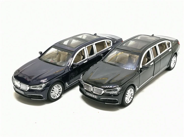 Модель автомобиля из расширенного сплава 1:24 760LI со звуком и светом|car model toy|diecast car