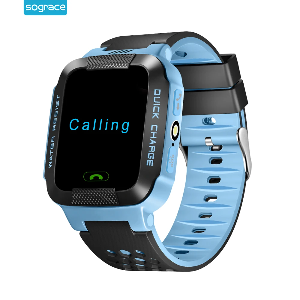 Sograce G21 Смарт часы для детей телефон на андроиде 2G SIM карты GPS SOS анти потерянный