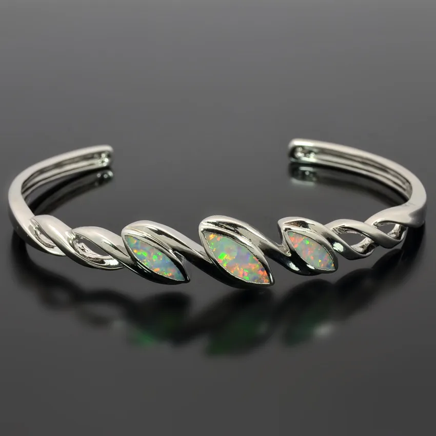 Симпатичный Синий огненный опал серебро оптовая продажа Лидер продаж для женщин