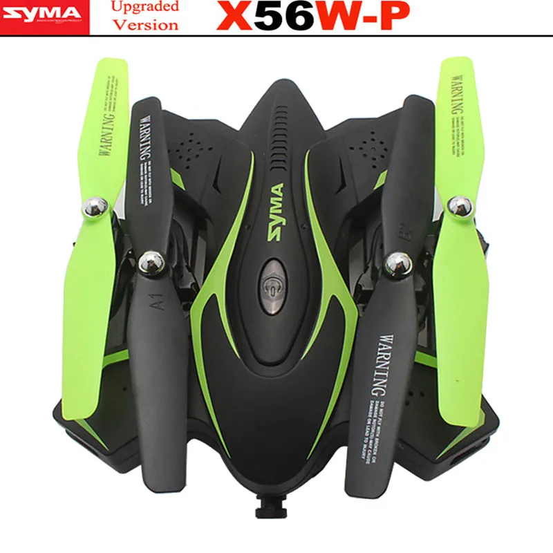 Модернизированная Syma X56W-P радиоуправляемая беспилотная камера wifi в режиме реального времени FPV Квадрокоптер летательный аппарат Дистанционное управление вертолет складной Дрон VS X56W