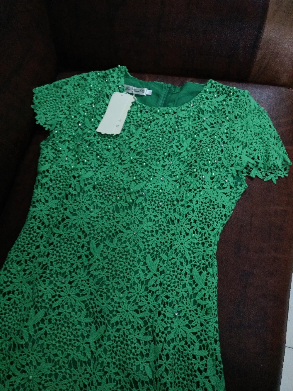 Летние женские платья платье для вечеринок с бусинами кружевное кристаллами и