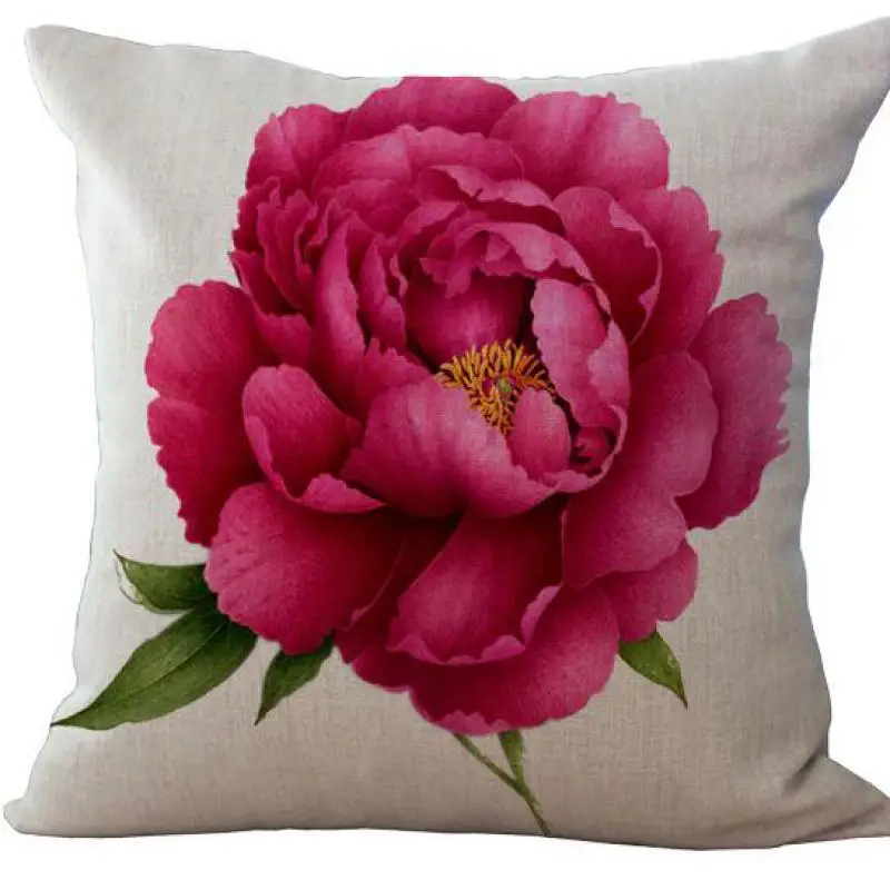 Без внутреннего наполнения оптовая продажа Роза цветочный узор хлопок Пледы