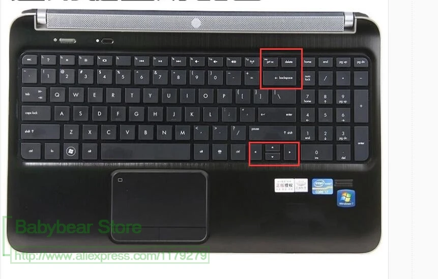 Плавающая клавиатура с номером зоны 15 дюймов для Hp Pavilion New Dv6 Old G6 7028T x 6 Силиконовая