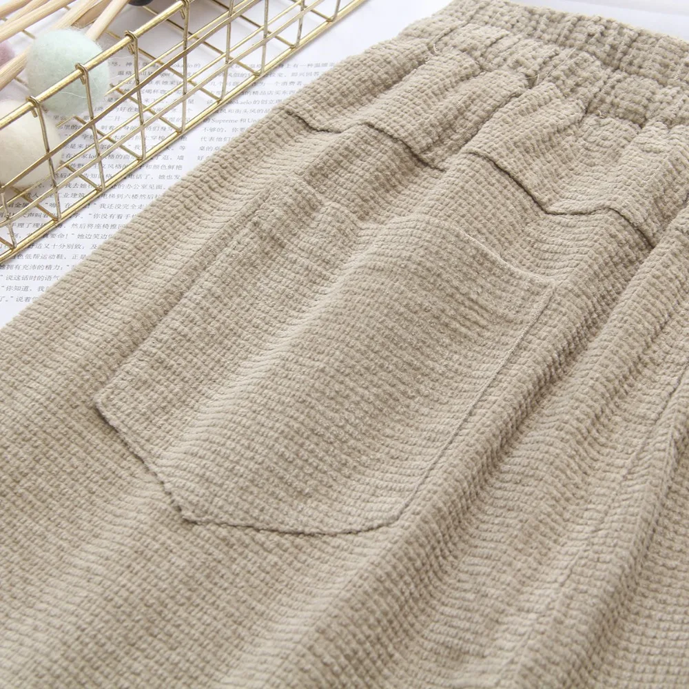 

Casual Corduroy Pants Women 2021 Spring New Plus Size 3XL-6XL Harem Pants Elastic Waist Corduroy Trousers Women Pantalon Mujer