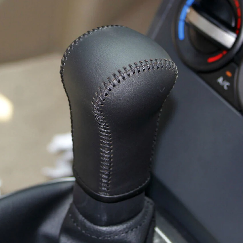 

Чехол для Nissan Qashqai 5 MT, чехол для ручного переключения передач из натуральной кожи, ручка переключения передач «сделай сам», аксессуары для с...