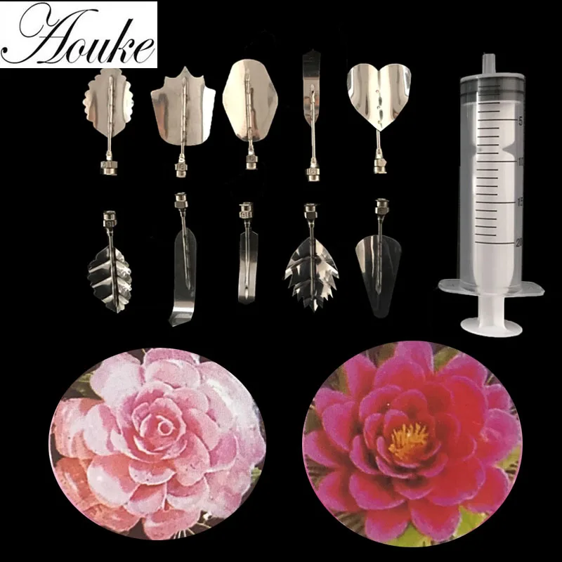 3D желейные листья художественные инструменты русские тюльпаны насадки