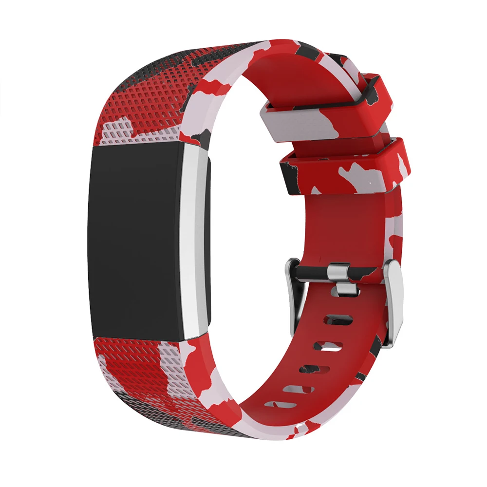 Ремешок силиконовый для смарт-часов Fitbit Charge 2 Размеры S L на выбор | Наручные часы