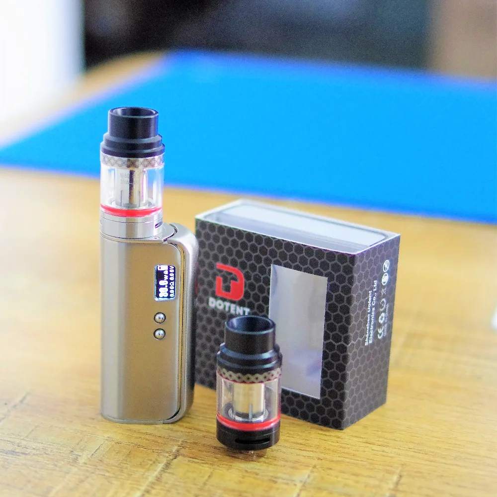DOTENT барабан Vape резервуар 2 5 мл емкость 0.5ом Ni80 катушка 510 поток Adjustabe распылитель