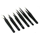 Новый 6 шт.компл. антистатические пинцеты анатомическая Хирургическое и антимагнитными свойствами набор инструментов SMD от электростатического разряда