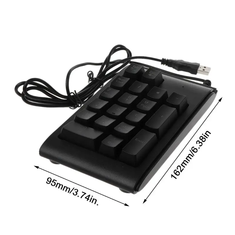 Три цвета RGB с подсветкой USB Проводная клавиатура водонепроницаемая цифровая клавиатура мини-цифровая клавиатура Многофункциональные цифровые клавиши T3LB