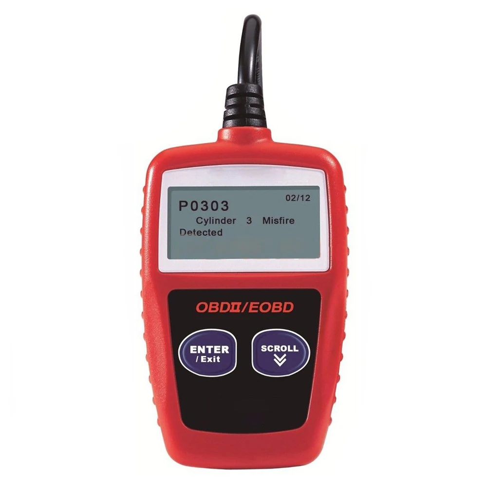 MS309 OBD2 OBDII EOBD сканер автомобильный считыватель кодов тестер данных