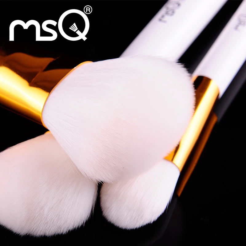 MSQ Professional Makeup Brushes Set High Quality 15 Pcs Tools Kit Premium Full Function Blending Powder Foundation Brush | Красота и