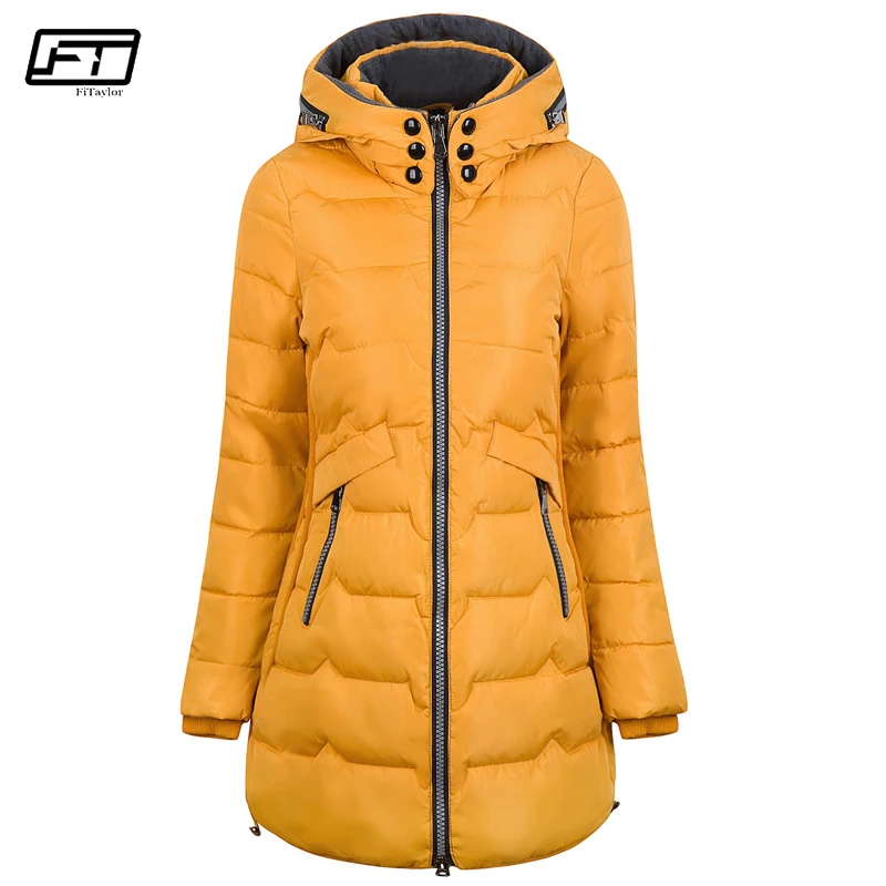 Парка Fitaylor женская с капюшоном|parka female|winter jacket parka womenlong winter |