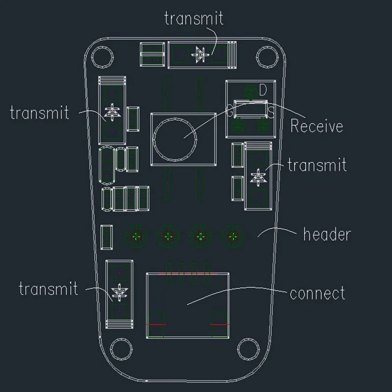 Фонарь инфракрасного контроллера датчик 4x 940 нм приемник 1x38 кГц для ESP32 ESP8266 |