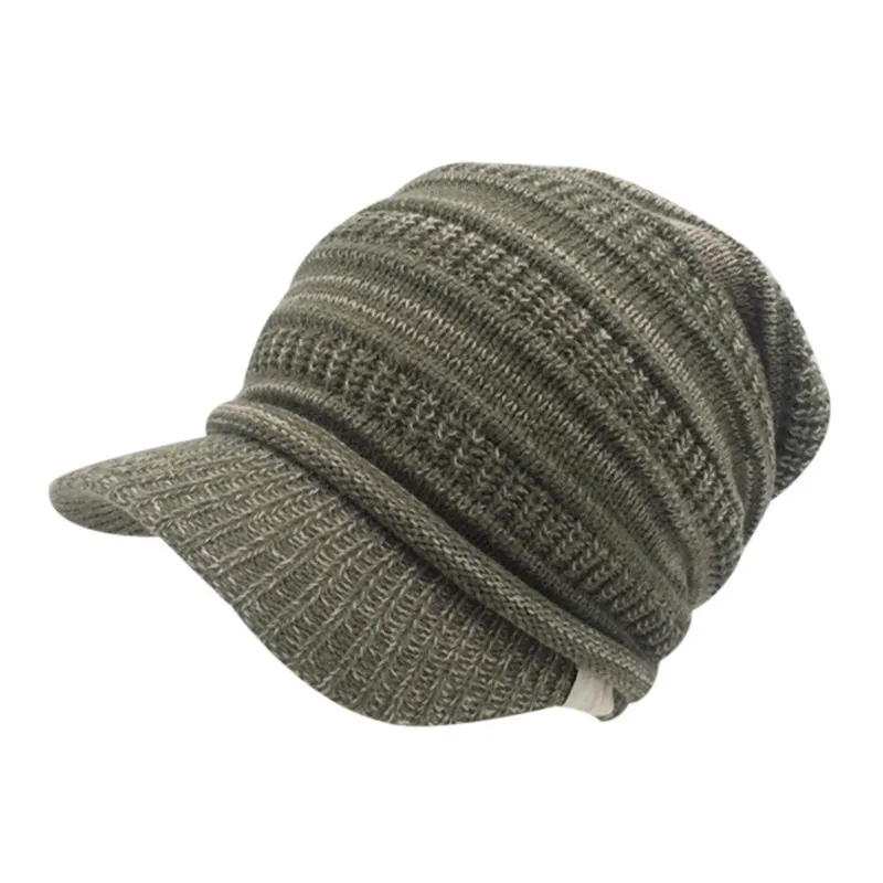2018 зимние Snapback женские шапки для папы Хлопковые вязаные теплые бейсболки дам