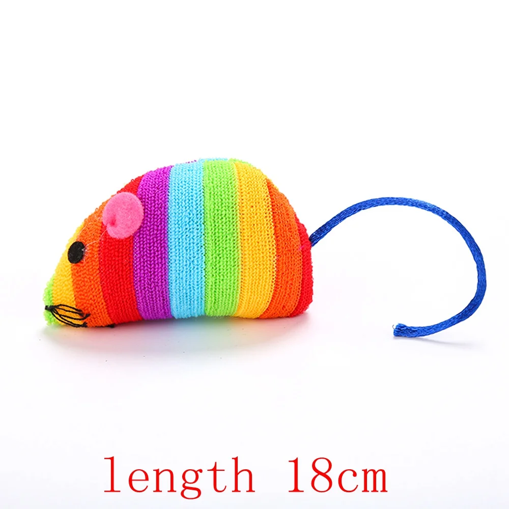 colorful-SJ0001 Игрушки для кошек, одноцветная сизаль, Интерактивная игрушка для кошек, мышей, мышей, животных, игрушки для котят, домашних животных, игры для кошек, тренировочные аксессуары для питомцев SJ0004 - Цвет: colorful-SJ0001