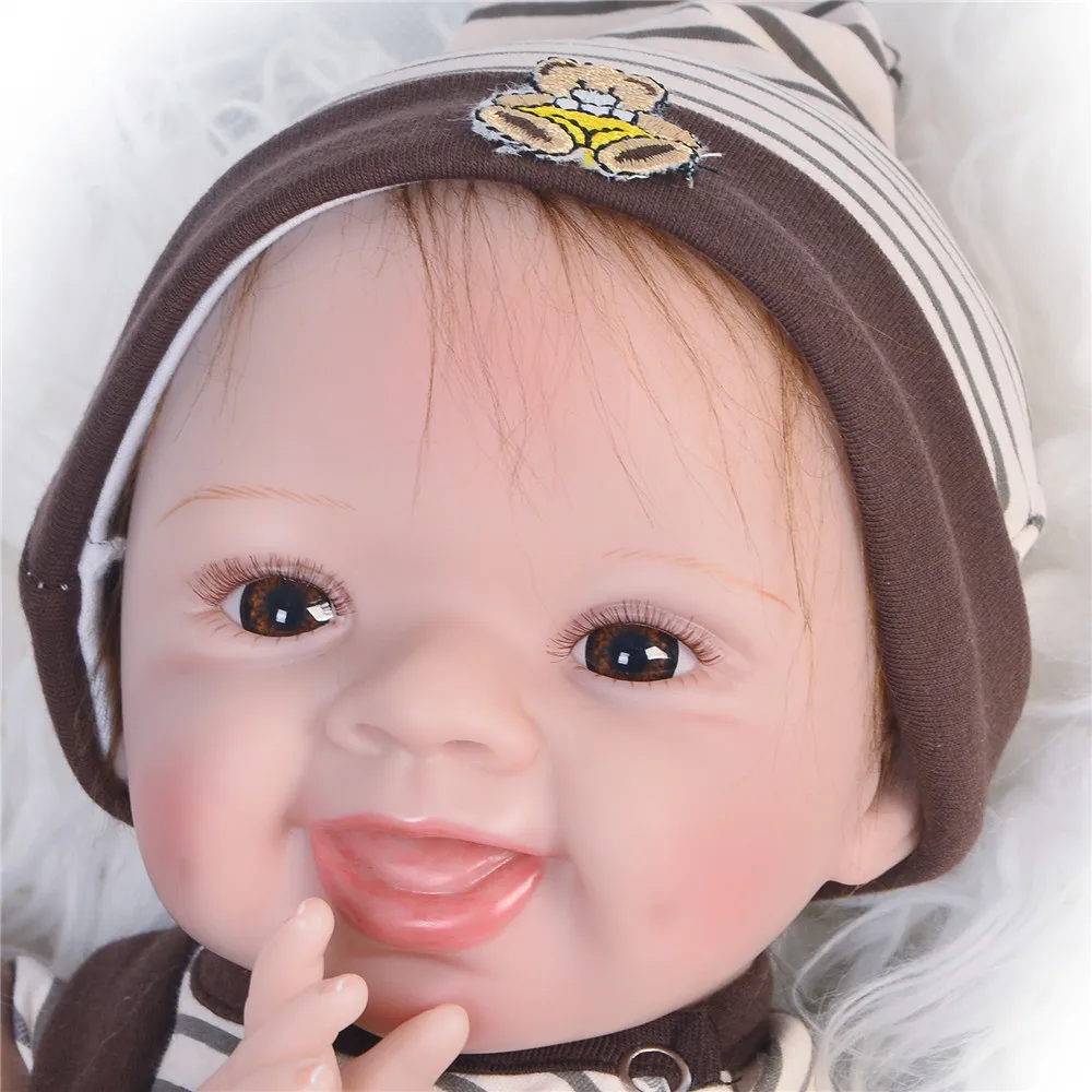 Куклы Bebe boy Reborn игрушки 22 &quot55 см мягкие силиконовые куклы boneca rebon menino для