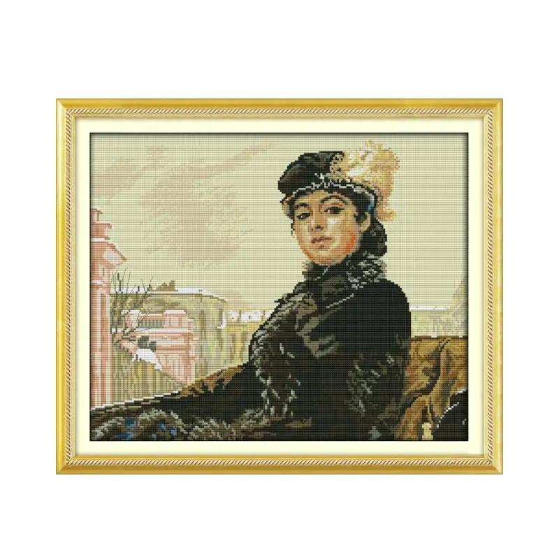 

Joy Sunday 11CT 14CT китайские характеристики набор крестиков для России, для подростков, Рукоделие, сделай сам, настенные украшения, Висячие