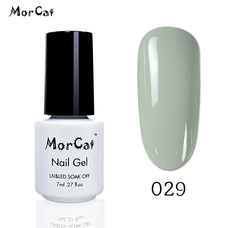 029 MorCat Гель-лак для ногтей оливковый зеленый УФ-лак замачиваемый Гель-лак Bling UV Гель-лак дизайн ногтей лак UV Vernis полуперманентный - Цвет: 029