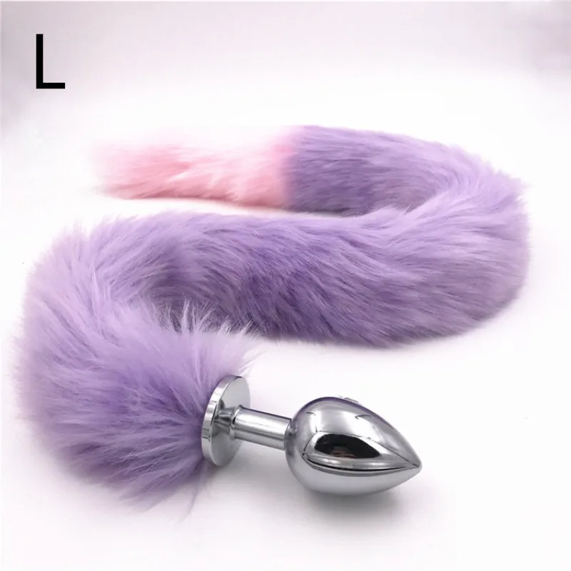 Stainless Steel Anal Plugs Tail Butt Plug Faux Animal Stopper Erotic Toys Funny Sex for Woman H8-5-133B | Красота и здоровье