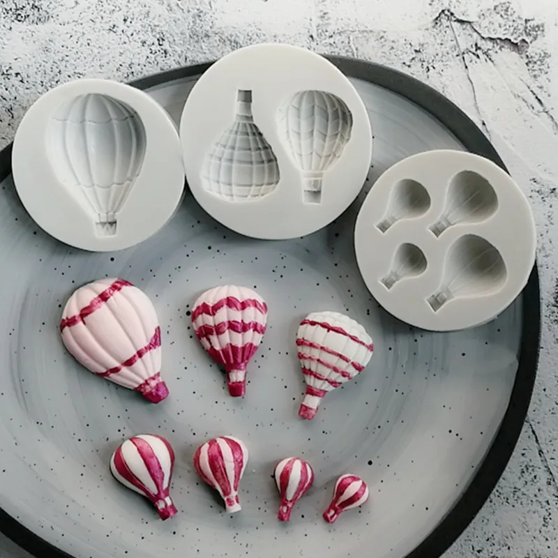 

Balloon shape silicone mold DIY fondant cake jelly dry Pez mold soap ornament mold
