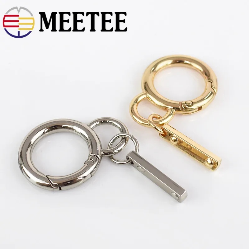 Meetee 3/5 шт. 18/30 мм модные аксессуары для ключей металлическая пружинная Пряжка