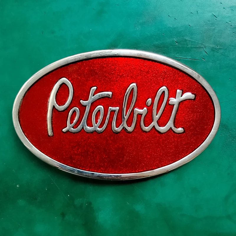 1 шт. Овальный Peterbilt грузовик в ковбойском стиле с ремешком и пряжкой для Для