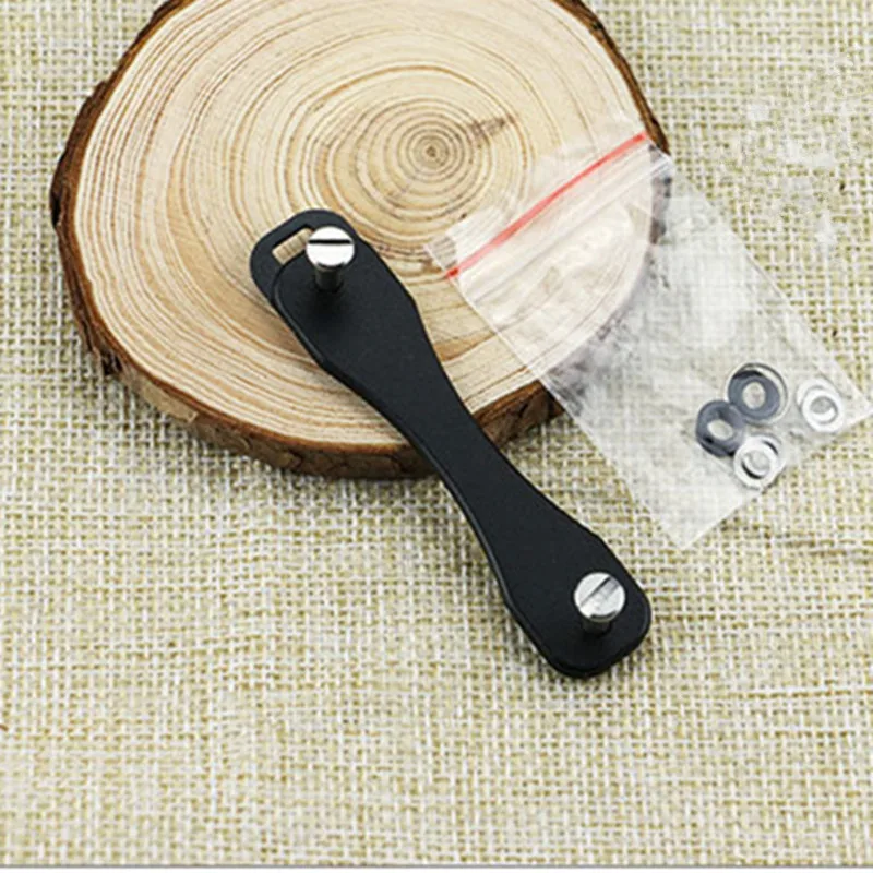 BYCOBECY DIY EDC Карманный держатель для ключей организовать Смарт брелок кошельки металлический держатель ключей для автомобиля коллектор брелок для ключей кольцо