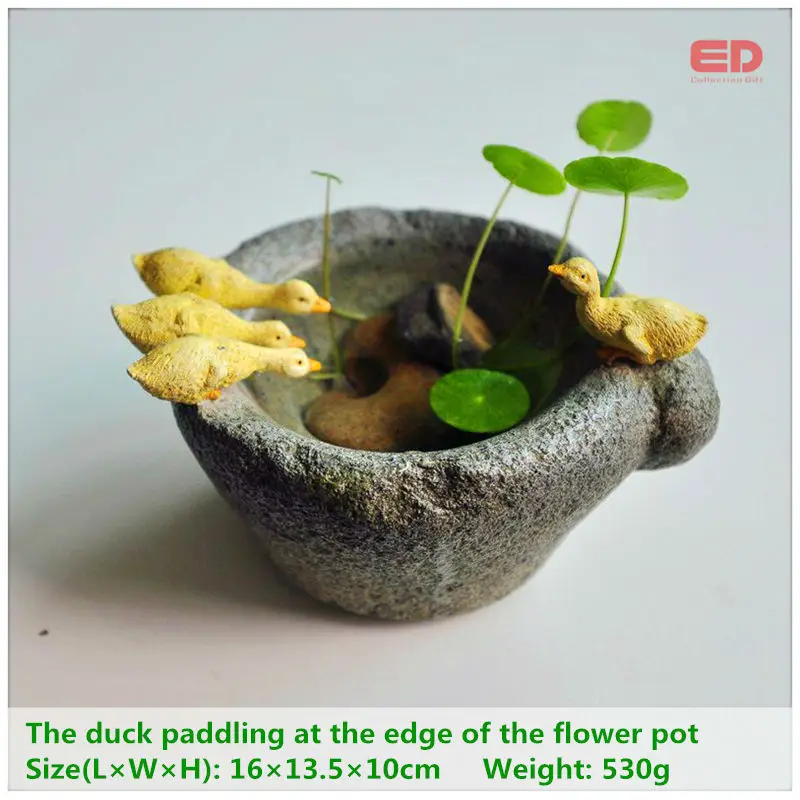 ED оригинальный качественный дизайнерский цветочный горшок бонсай имитация