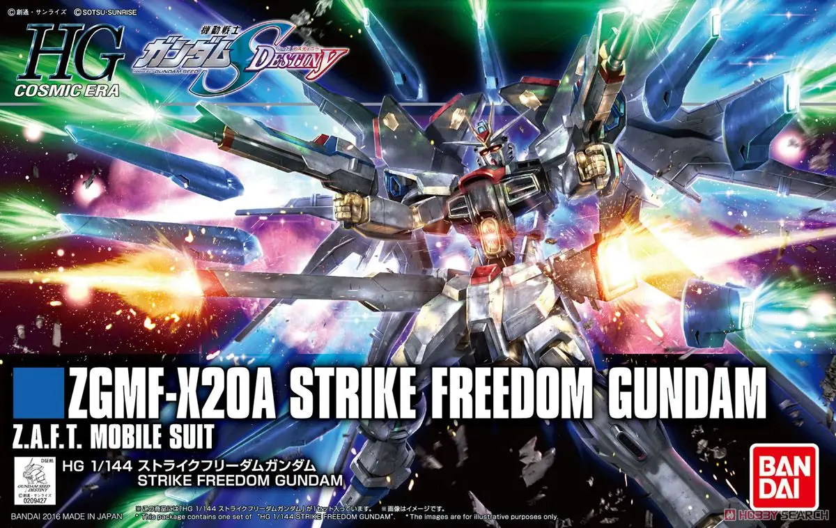 Bandai Gundam HGCE 201 HGUC 1/144 ZGMF-X20A Страйк Фридом мобильный костюм собрать модель наборы фигурки пластиковая модель