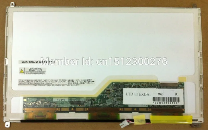 LTD111EXDA Новый ЖК экран 1366*768 CCFL подсветка 20 контактный разъем дисплей ноутбука|laptop