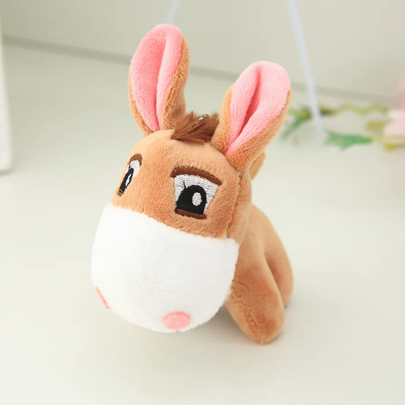 10 см Kawaii маленький плюшевый Ослик Игрушки милые мини-подвески мягкие животные куклы детские игрушки подарки на день рождения сумка аксессуар