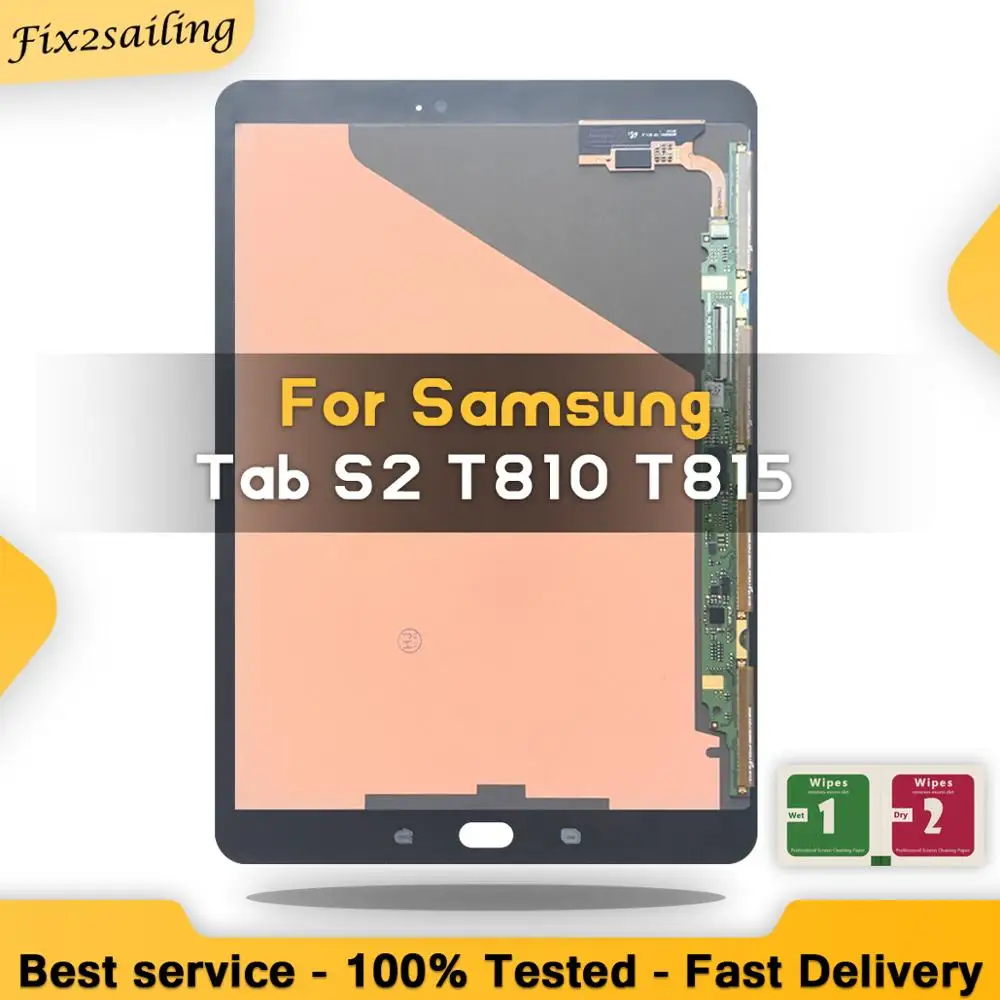 Новый 100% LCDTab S2 9 7 дюймов T810 T815 дисплей сенсорный экран дигитайзер сенсоры сборка