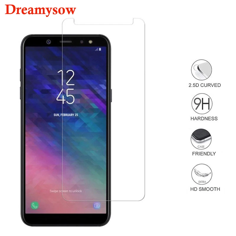 0 26 мм Защитное стекло для Samsung A6 A8 Plus 2018 закаленное GalaxyA5 2017J3J5J8 9H Защитная пленка