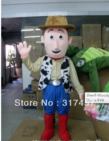 Шериф древесный игрушка история ростовая кукла костюм взрослые знаки косплей |