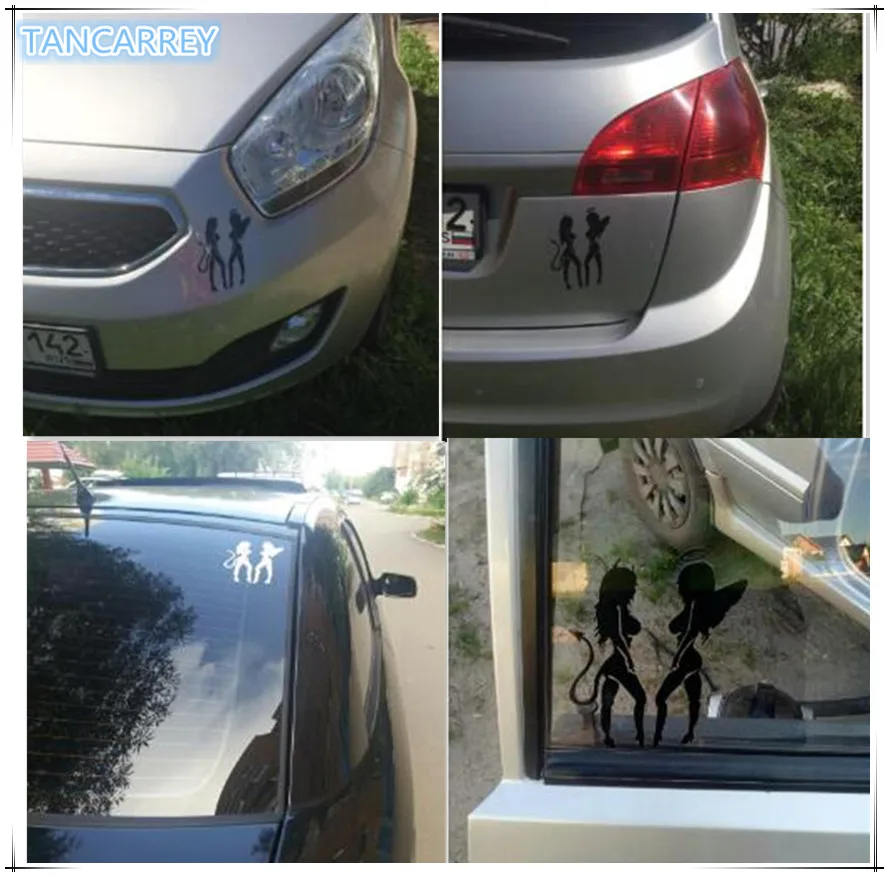 Автомобильные аксессуары Devil &amp наклейки Ангелы для Infiniti FX35 Q50 G35 FX G37 QX56 QZ70 FX37 EX35 QX80